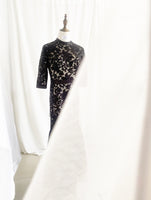 Black Lace Mother of Bride Gown, Reloved.