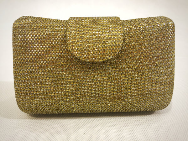 Gold Glitter Mini Evening Bag