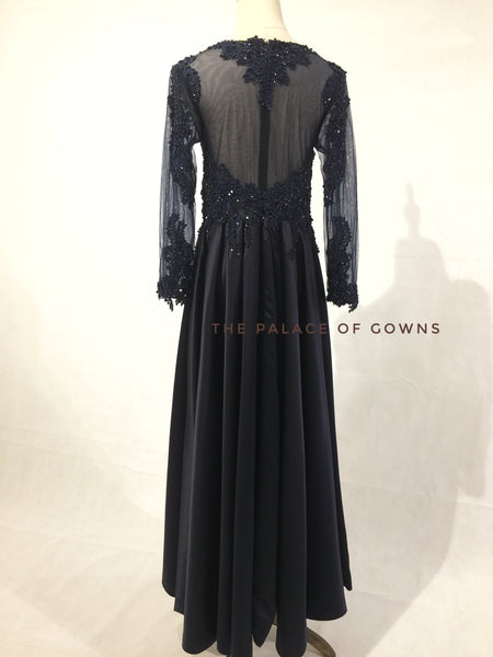 Vivienna Evening Dress - Long Sleeves